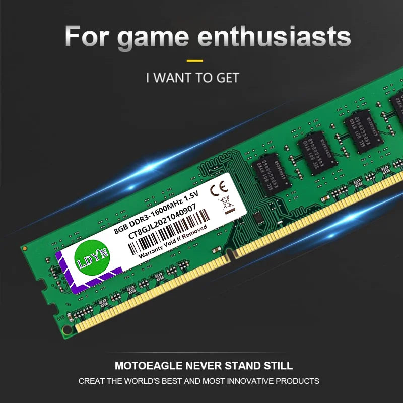 DDR3 2G 4GB 8GB 1066MHZ 1333MHZ 1600Mhz RAM Desktop Memory PC3 12800U PC3 10600U  ddr3 ram 8gb Memoria ram ddr3 2GB 4GB DDR3 RAM