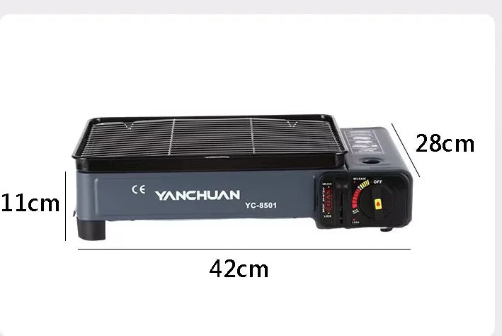 Portable Camp Outdoor Camping Bbq Grill Gas Stove Burner Cooking Stove With Carrying Case