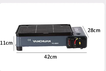 Portable Camp Outdoor Camping Bbq Grill Gas Stove Burner Cooking Stove With Carrying Case