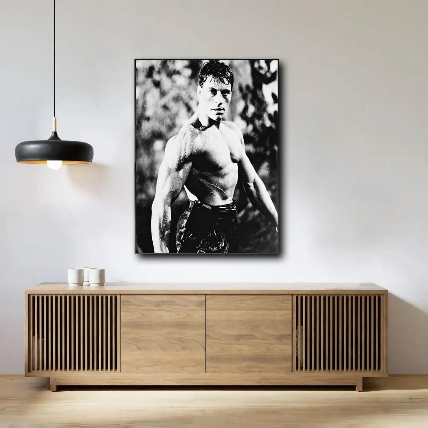 Van Damme Poster Canvas Painting Wall Art for Picture Coffee House Bar Living Room Bedroom Restaurant Home Wall Decor