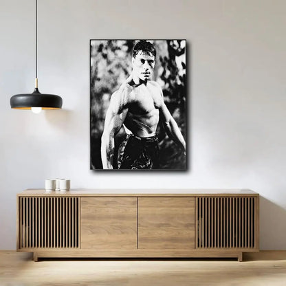 Van Damme Poster Canvas Painting Wall Art for Picture Coffee House Bar Living Room Bedroom Restaurant Home Wall Decor