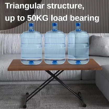 Multifunctional Movable Folding Dining Table Metal Table Legs Small Coffee Tables Dual Storage Extendable Modern Home Furniture
