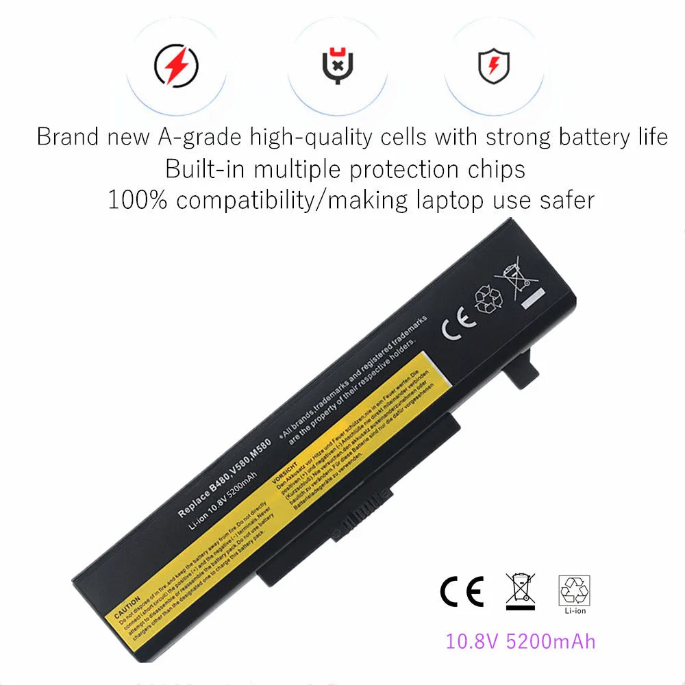 Laptop Battery For Lenovo M580 M595 E49 E430 E435 E535 V480 V485 V380 V385 V580 V585 B580 B585 B590 B595 E530