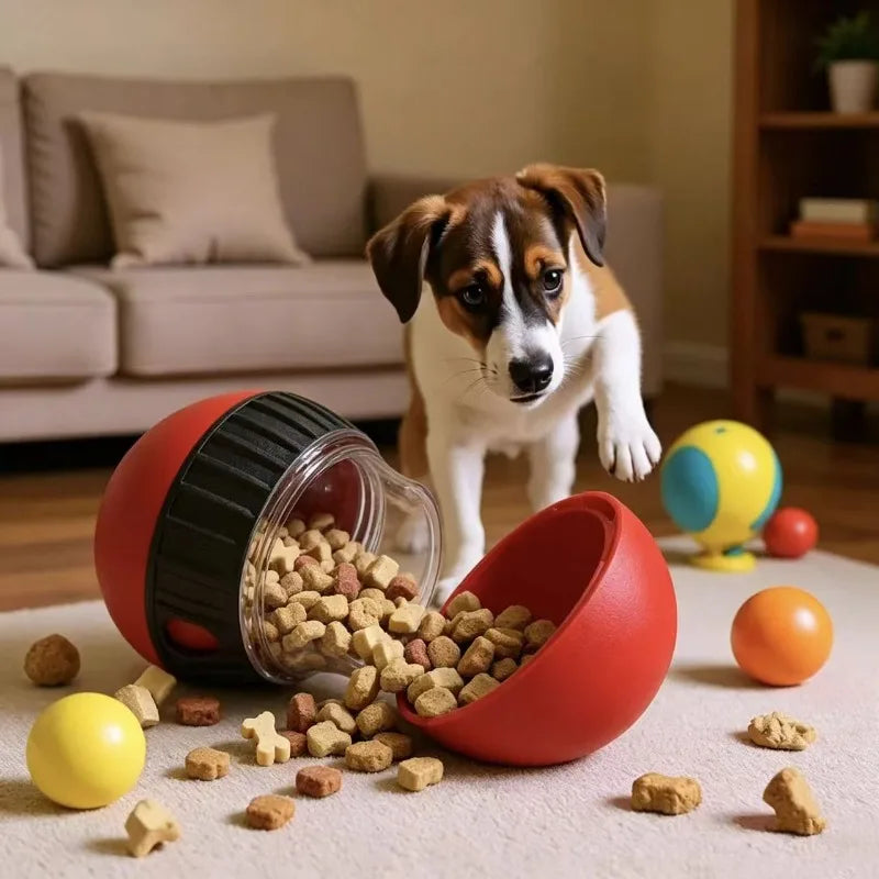 Dog Toys Increase Intelligence Elliptical Track Rolling Ball Leaky Food Develop Good Habits Sturdy Durable Interactive Pet Toys