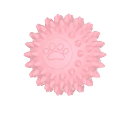 Pet Dog Toy Ball Solid Bite-Resistant Chewing Indestructible Bouncing Ball Dog Rubber Training Interactive Game Teething Ball