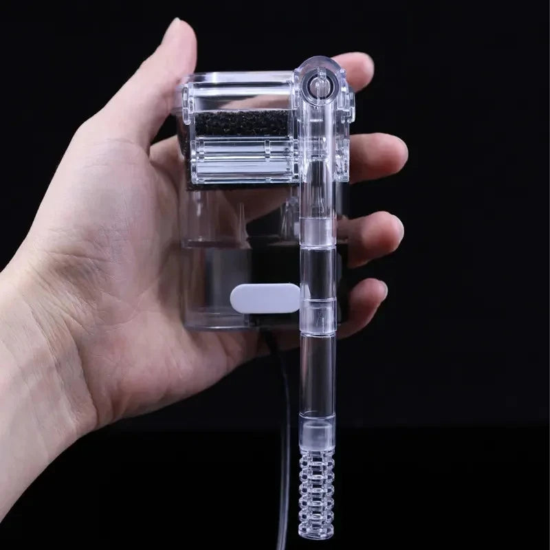 HOMEFISH New Suspended Filter For Fish Tanks, Mini Filter, USB, 2.5W, 250H/L Suitable For Fish Tanks Below 30cm, Aquariums