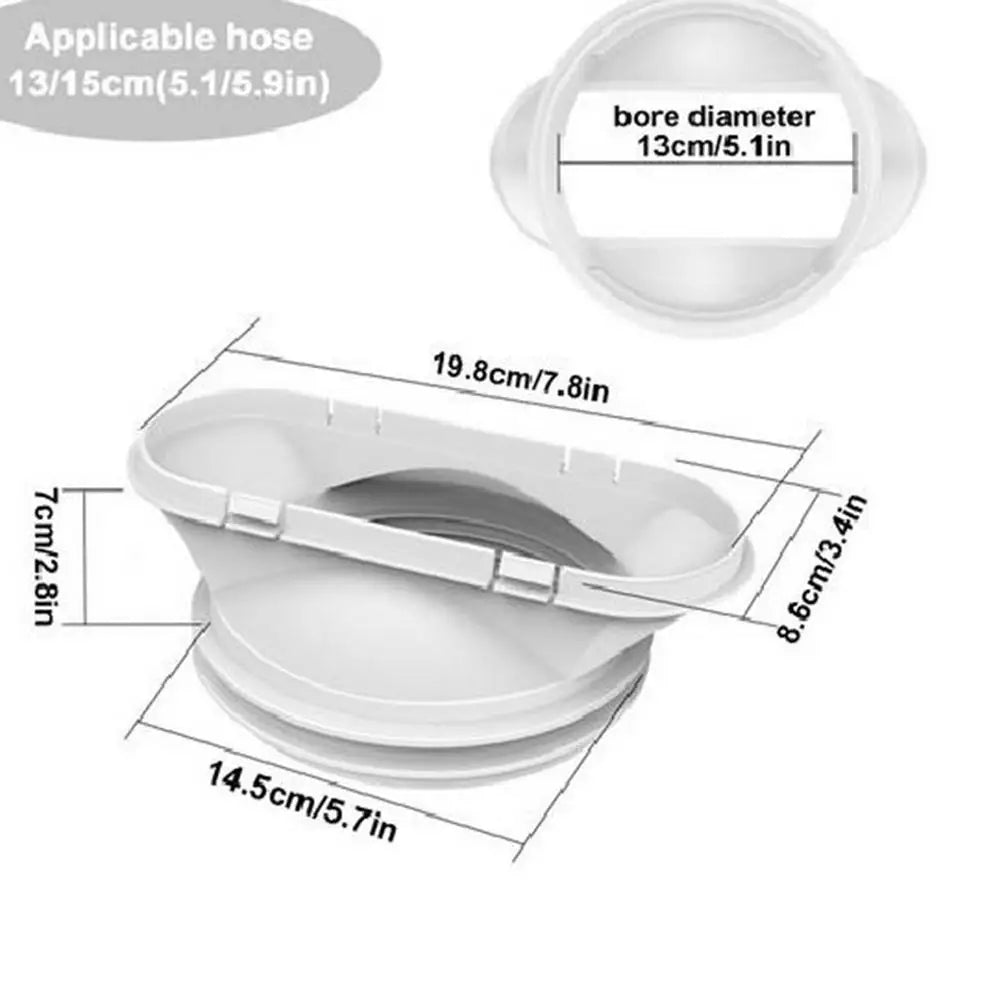 1.5/2/3 M Portable Air Conditioner Window Vent Kit AC Conditioner Exhaust Hose Universal Duct Extension Pipe Air System Vent