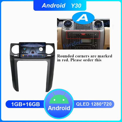 Car Android 16 GPS Navigation For Land Rover Discovery 3 2004 -2009 Auto Radio Stereo Multimidia Video Player Carplay NO 2DIN 4G