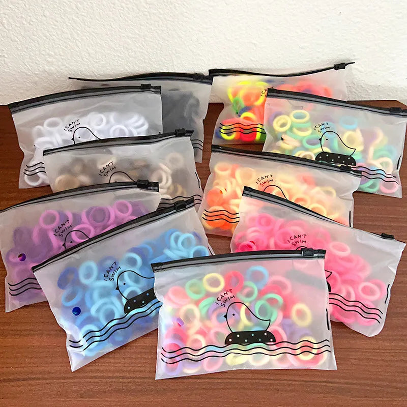 2pc Pet Supplies 100pcs/set Elastic Pet Hair Band Dog Grooming Accessories Bow with Hair Bands for Dogs Headwear Puppy Cat Bow
