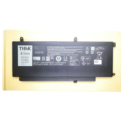 THHK 43Wh D2VF9 Laptop Battery For Dell Inspiron 15 7547 7548 Vostro 14 5000 5459
