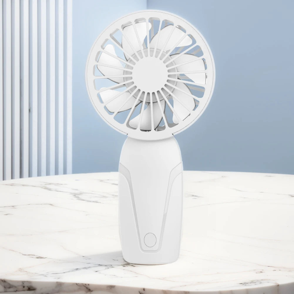 Portable Handheld Fan USB Rechargeable Personal Fan 3 Speeds Mini Fan for Home Office Travel and Outdoor Activities