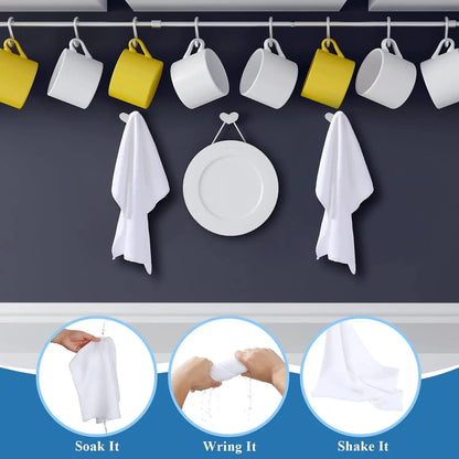 10pcs Sublimation Blank Towels – DIY Hand and Dish Towels for Kitchen, Bathroom, and Home Use