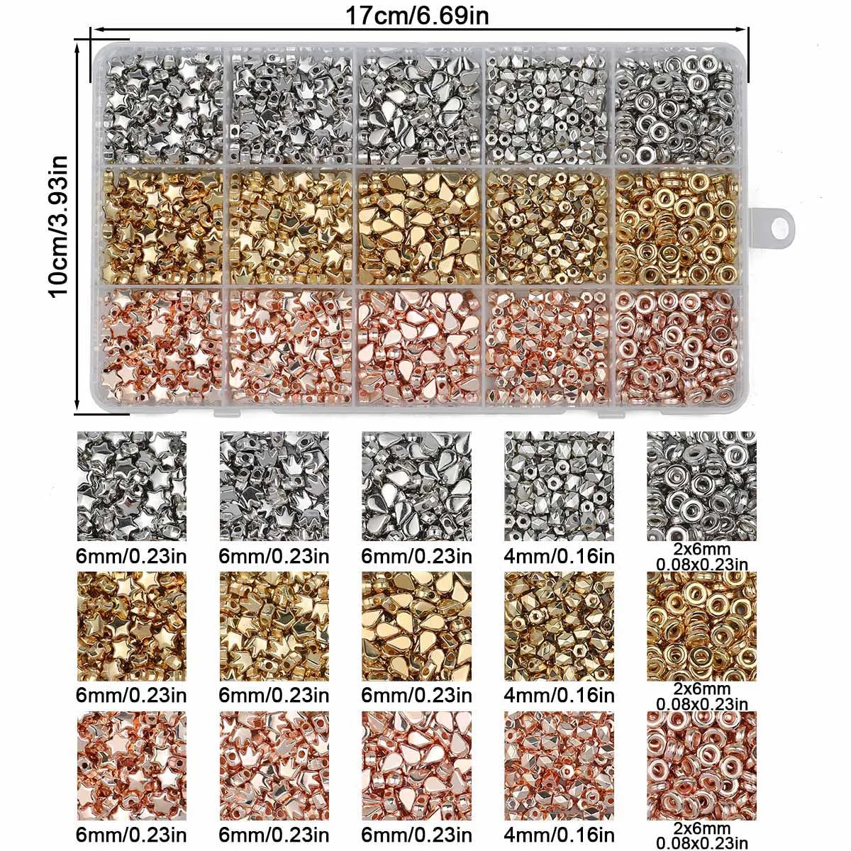 CCB Craft Kits A Variety of Styles Sizes—Handmade DIY Jewelry Making Materials Accessories for Bracelets Necklaces Other Jewelry