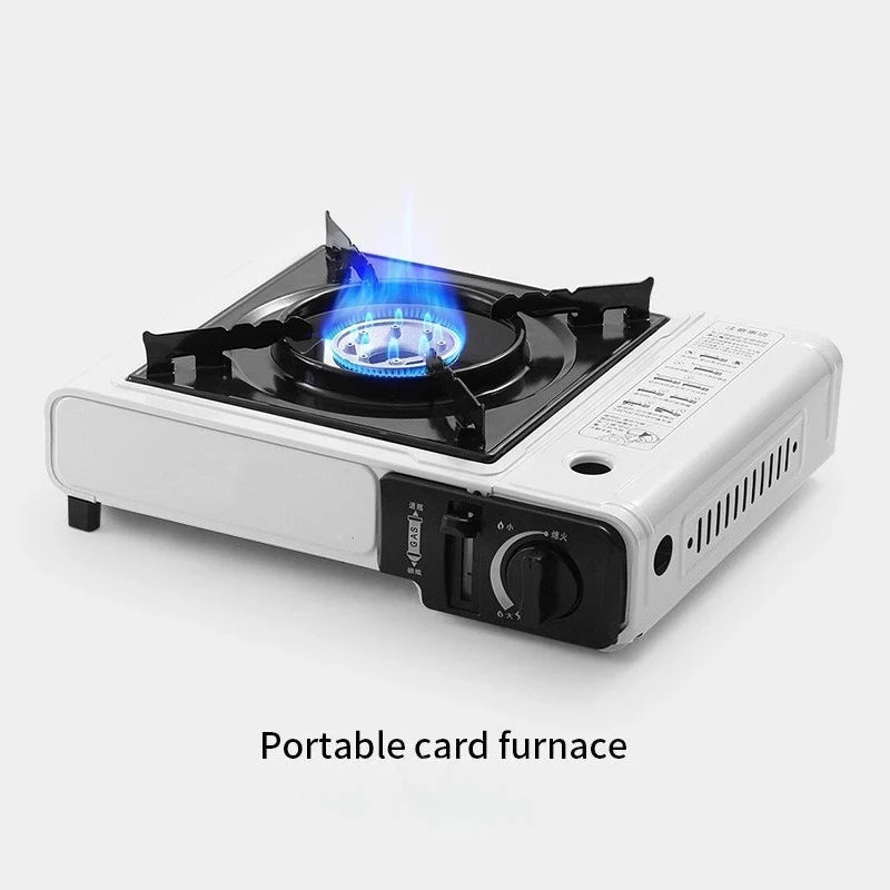 Portable Gas Stove Compact Design for Hot Pot BBQ Camping Cooking Outdoor Lightweight Cassette Stove