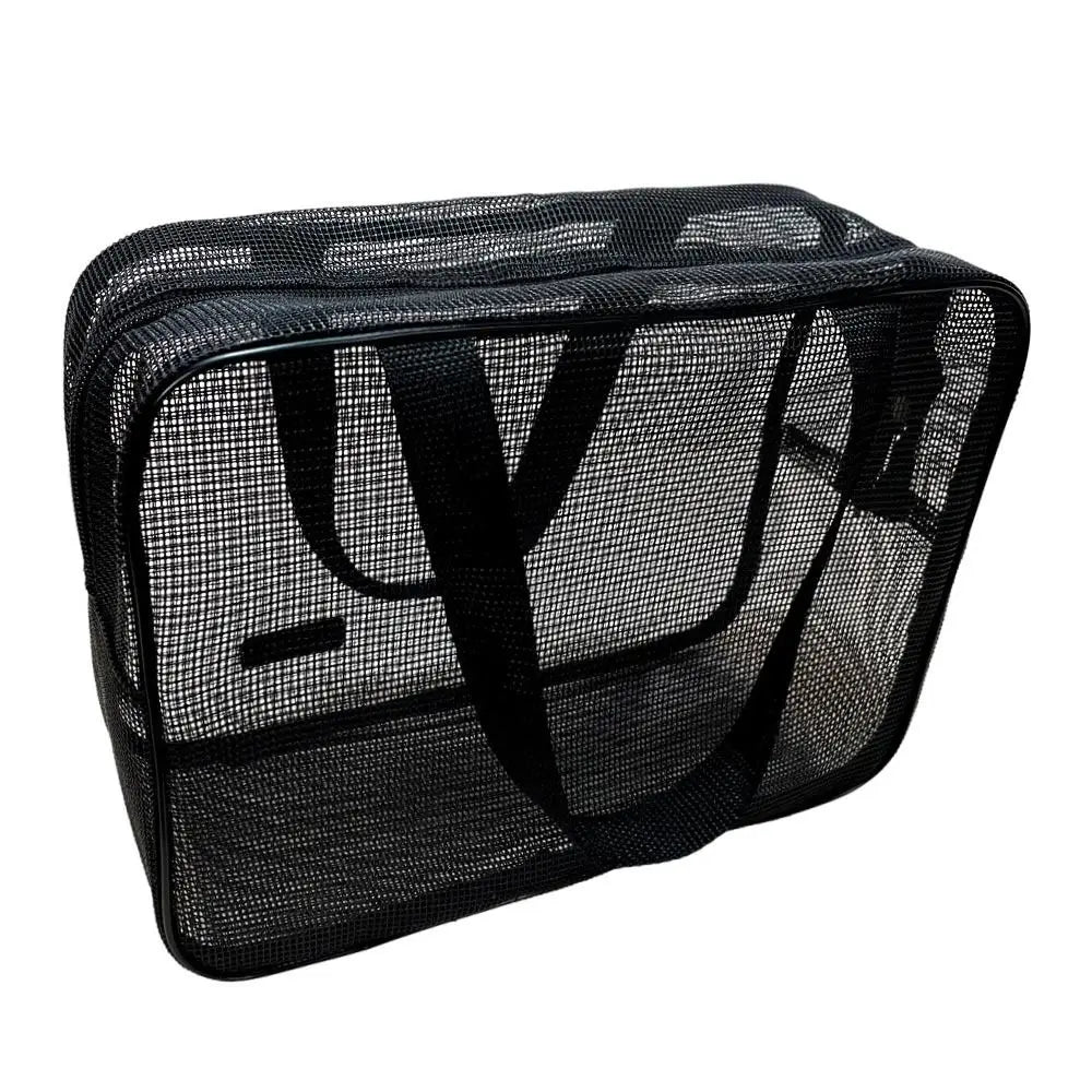 Big Pockets Tote Bag Easily Carry Beach Mesh Shower Mesh Shower Bag Quick Dry Shower Storage Bag Beach