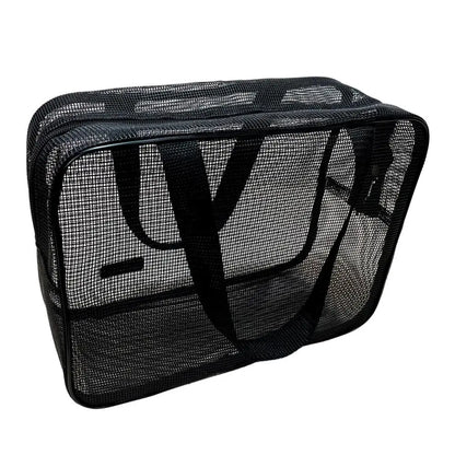 Big Pockets Tote Bag Easily Carry Beach Mesh Shower Mesh Shower Bag Quick Dry Shower Storage Bag Beach