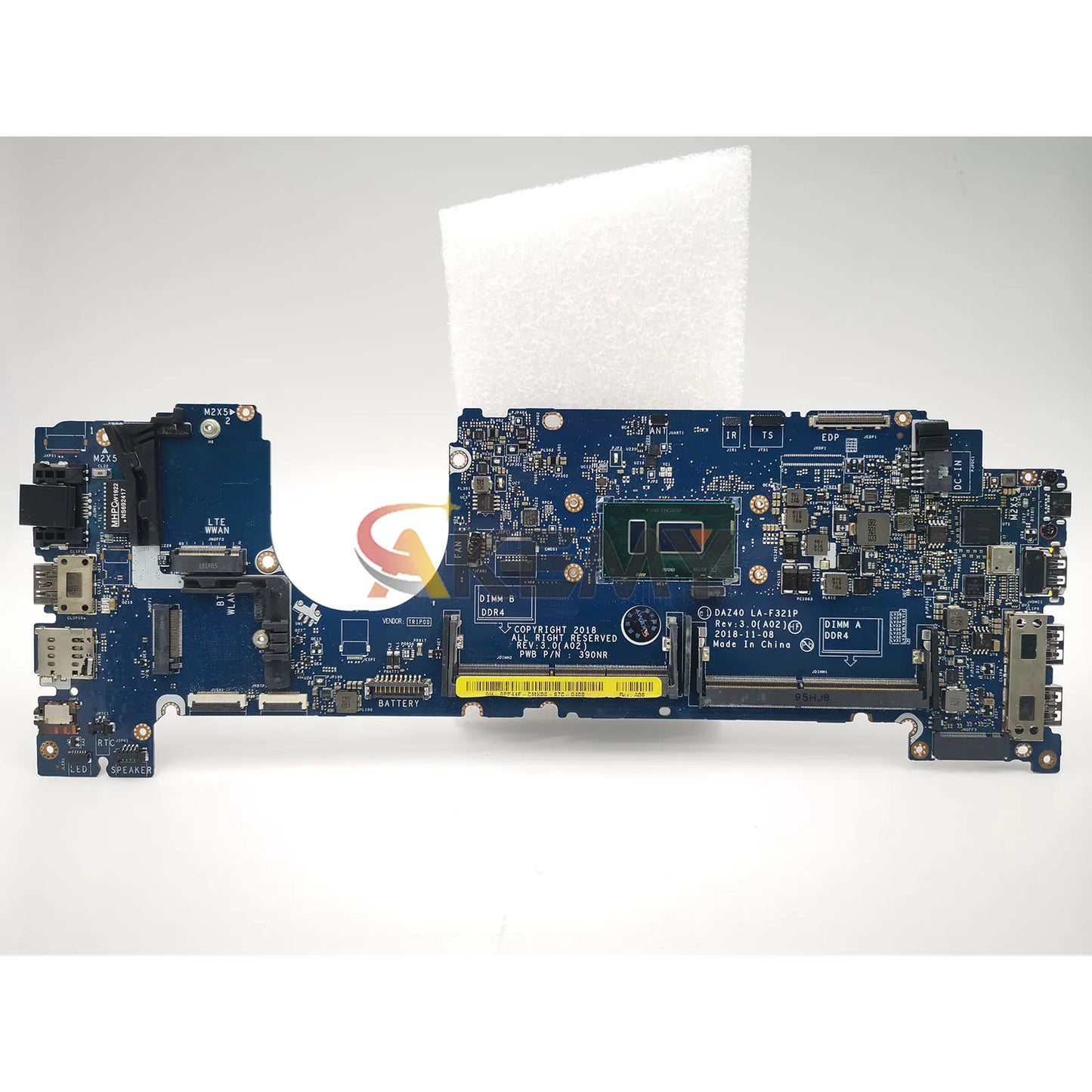 Laptop Motherboard For DELL Latitude 7490 LA-F322P with I3 I5 I7 CPU 0PXMYG 084GNT 0M44N6 LA-F321P Tested OK