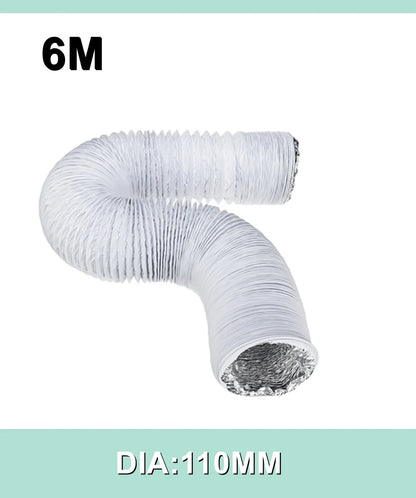 80mm/100mm/110mm/130mm/150mm Portable Air Conditioner Exhaust Vent Pipe Flexible Air Conditioner Exhaust Pipe Vent Hose Outlet