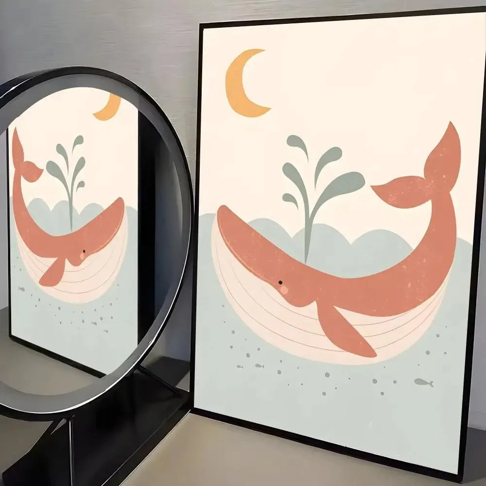 DIY Oil Painting By Numbers Children’s Cartoon Home Decoration Wall Living Room Decor Best Gift Frameelss