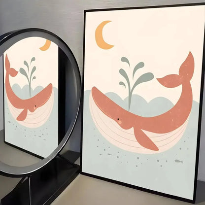 DIY Oil Painting By Numbers Children’s Cartoon Home Decoration Wall Living Room Decor Best Gift Frameelss