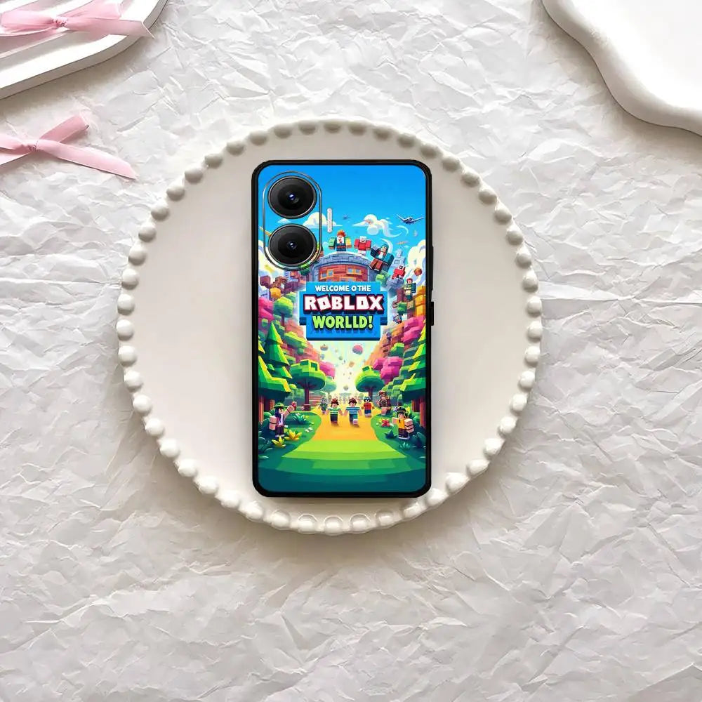 Game-R-rOBLOXE Phone Case For Xiaomi Mi 5X 8 9 10 11 12 Lite Pro 10T PocoX3pro PocoM3 Note 10 Pro Lite