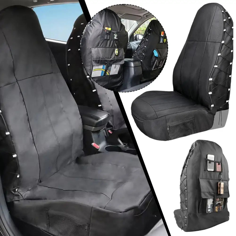 Car Seat Cover Universal Car Seat Storage Cover Oxford Cloth Dustproof Polyester Car Seat Cover Car Storage Seat Cover