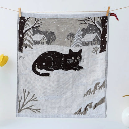 New 34x40cm Large Hand Towel Quick Dry Decorative Kitchen Towel 4 Layer Cotton Gauze Tea Towel Home Restaurant