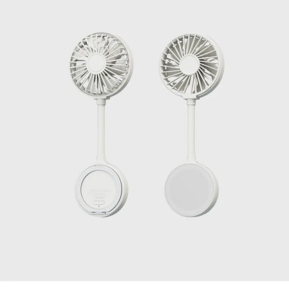 Portable Folding Fan With Magnetic Attachment For Desk Use, Mobile Gaming, Facial Cooling, And Heat Dissipation.
