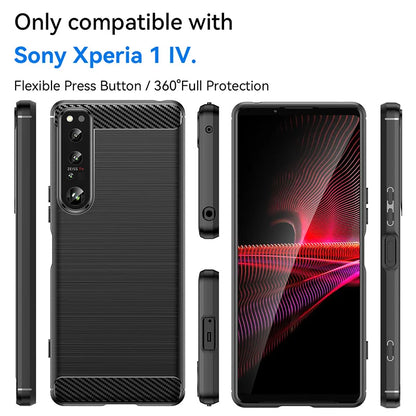 For Cover Sony Xperia 1 IV Case For Sony Xperia 1 IV Capas New Phone Back Soft TPU For Fundas Sony Xperia 1 10 II III IV Cover