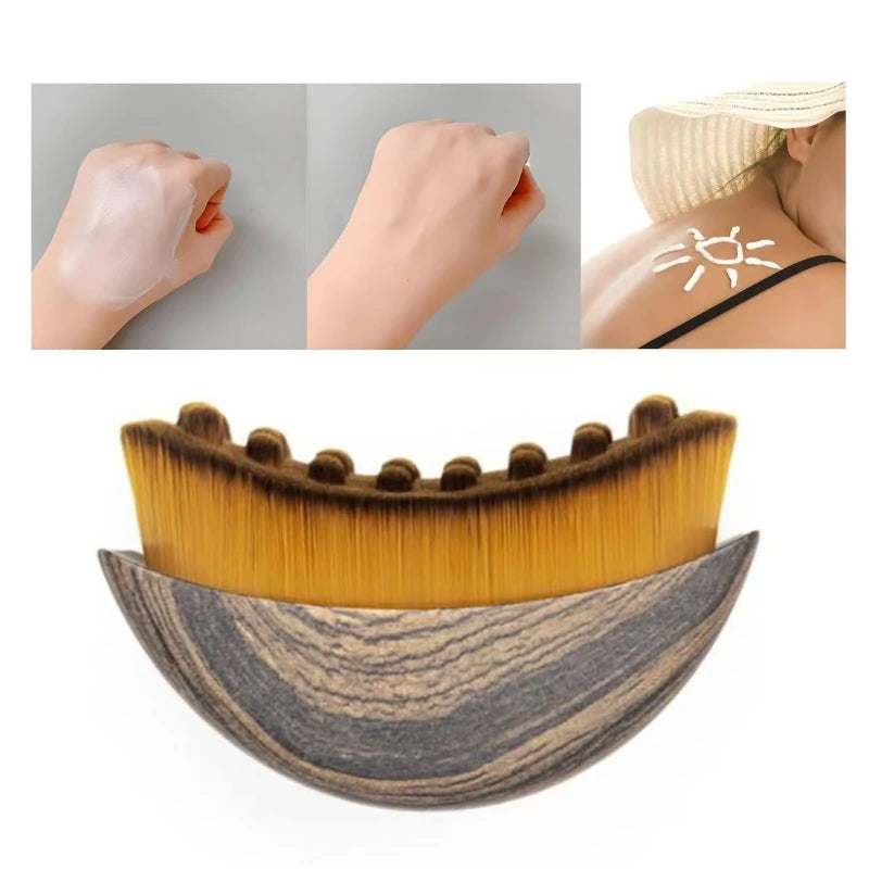 Brosse faciale portable à sec, poils doux, outil de massage lymphatique profilé, appareil de remodelage du visage, brosse exfoliante douce pour un spa à domicile