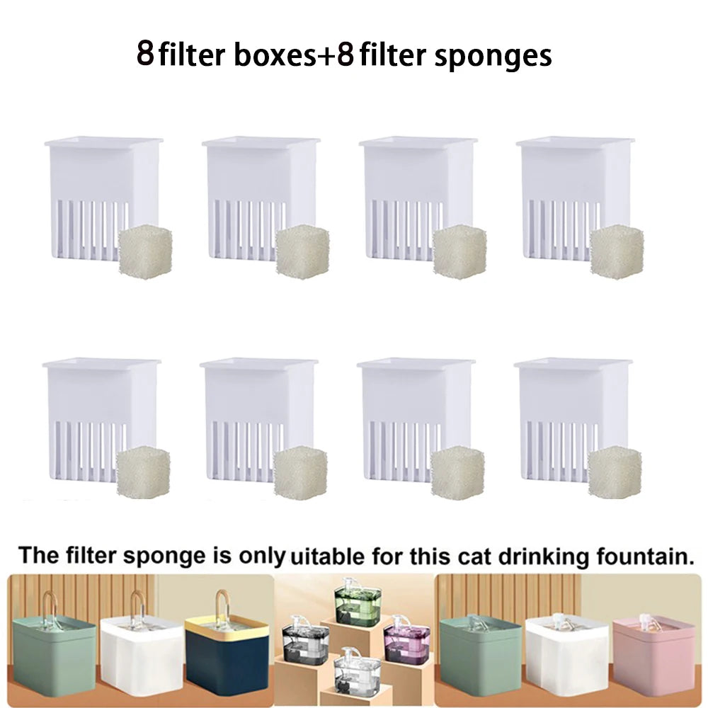 Cat Water Fountain  Activated Carbon Sponges Filters Replacement Activated  Carbon Filters Cat Water Fountain Filters Element