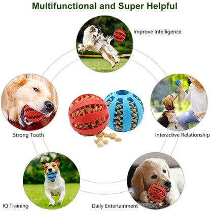 Pet Dog Toy Self-Entertainment Boredom Relief Molar Teeth Leak Food Ball Bite-Resistant Puppy Hide Watermelon Outdoor Dogs Fun