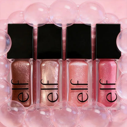 ELF Shimmer Highlight Lip Honey Oil Moisturizes Nourishes Plump Lips and Reduces Lip Lines，The Pre-makeup Gel Moisturizes Glaze