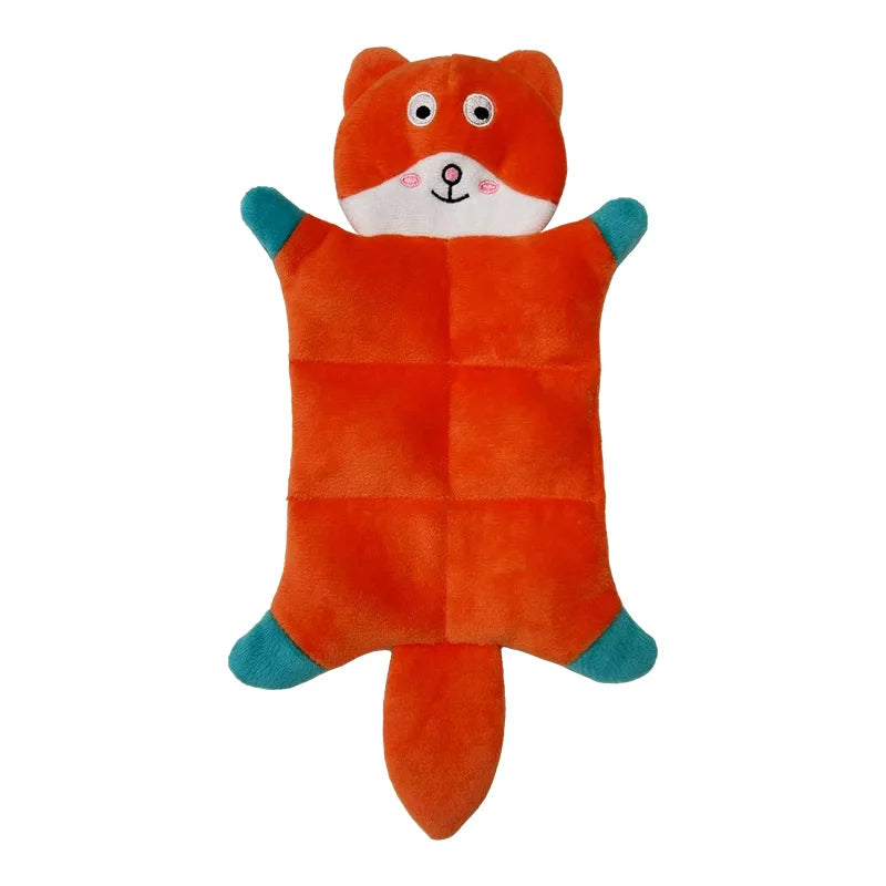 Dog Vocal Toys Cute Non-stuffed Soft Plush Toy Puppy Educational Teething Chew Toys Pet Supplies for Small Medium Dogs