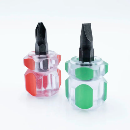 Screwdriver Kit Mini Small Portable Radish Head Screw Driver Transparent Handle Precision Car Repair Tools Accessories Set
