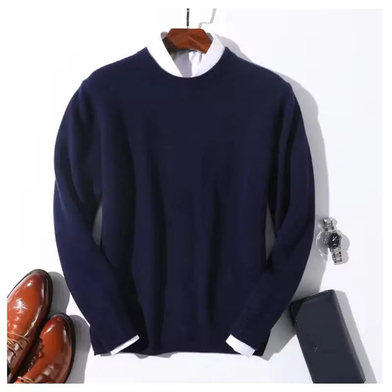 Cashmere Sweater Men Pullover 2025 Autumn Winter Soft Warm Jersey Hombre Jumper Pull Homme Knitted Sweaters