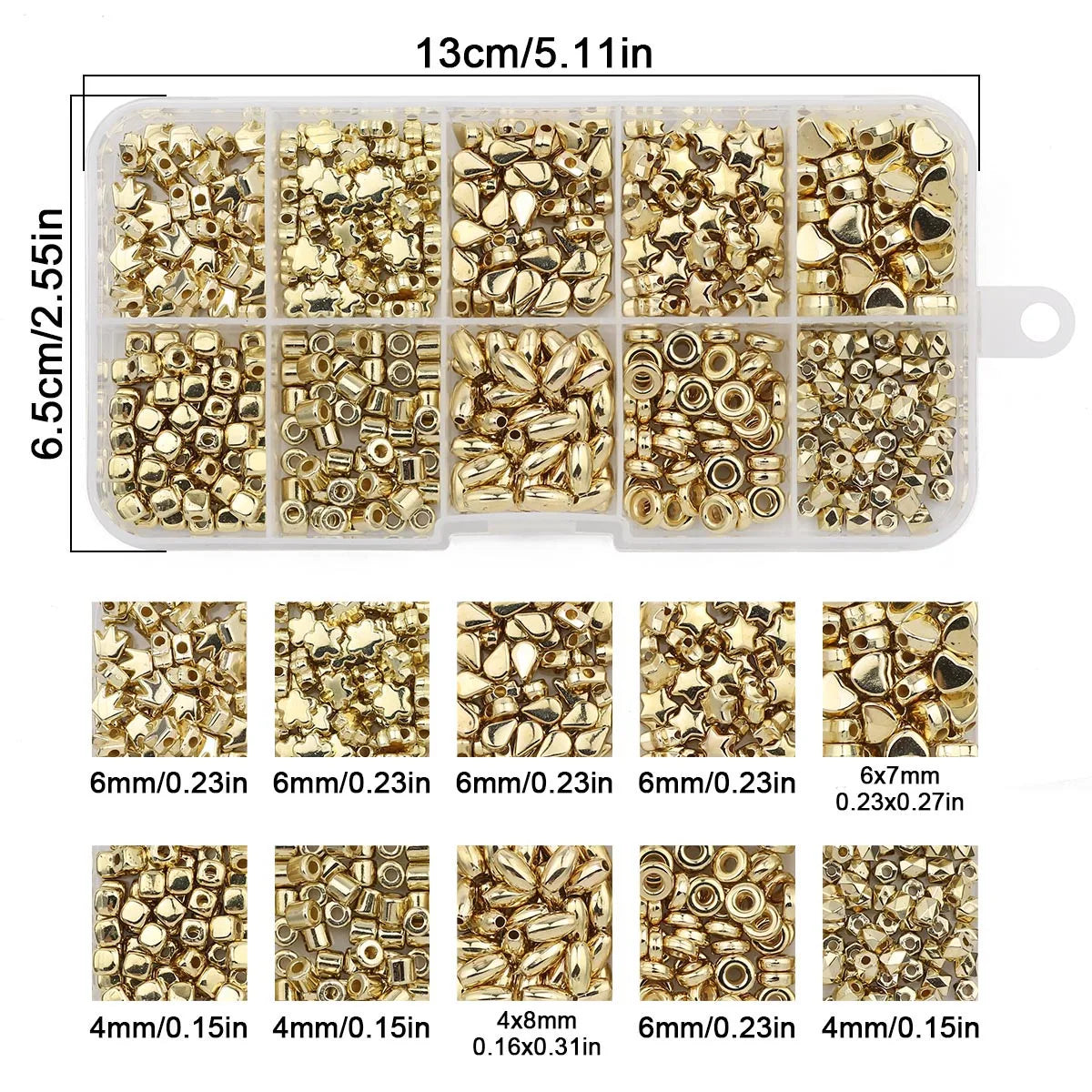 CCB Craft Kits A Variety of Styles Sizes—Handmade DIY Jewelry Making Materials Accessories for Bracelets Necklaces Other Jewelry
