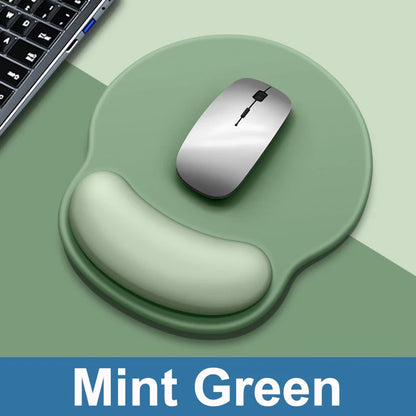 Gradient color mouse pad, comfortable wrist rest, non-slip mouse pad, soft mouse pad wrist rest, computer desktop foam mouse pad