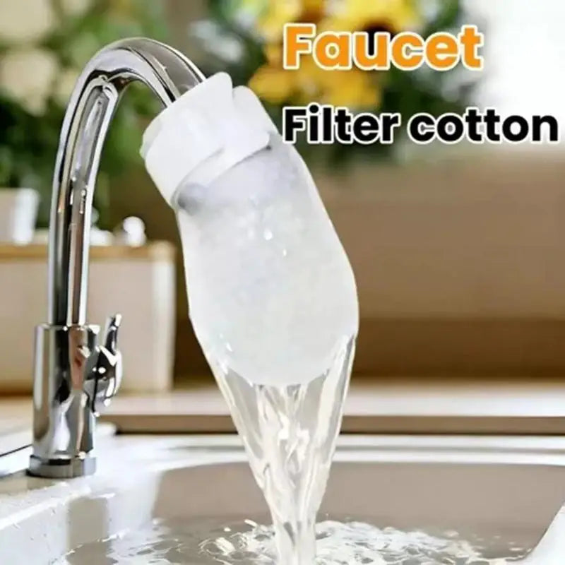 ㈅Faucet Filter Cotton Prevents Splashing And Filters Tap Water, , Sand, Rust, Scale, And Other Impurities