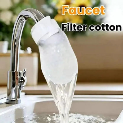 ㈅Faucet Filter Cotton Prevents Splashing And Filters Tap Water, , Sand, Rust, Scale, And Other Impurities