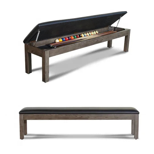 Dining Room Furniture Solid Wood Slate Bed 3-in-1 Multifunctional Convertible Dining Pool Table Tennis Table and Benches