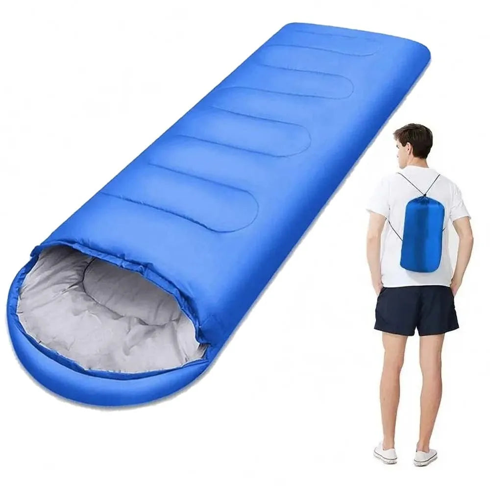Hooded Envelope Sleeping Bag Ultralight Anti-dirty Camping Sleeping Sack Windproof Anti-splash Water Single Sleeping Bags Men
