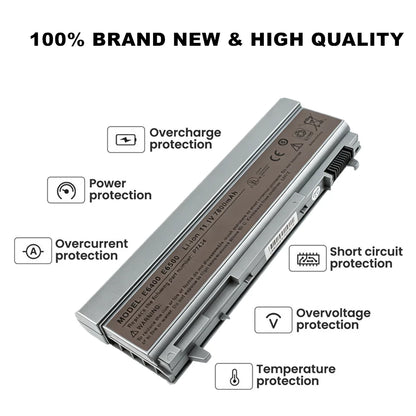 Laptop Battery For DELL Latitude E6400 E6410 E6500 E6510 4P887 C719R DFNCH FU571 KY265 KY477 NM631 PT434