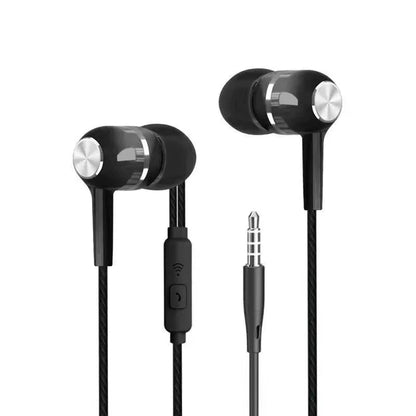 Noise Reduction Earphone Design Running Fitness Earphone Fit Sport Earbuds Headphones For Smartphone PC Laptop Compact Design