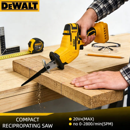 Dewalt 20V Brushless Reciprocating Saw: Multifunctional Electric Sabre Saw with Powerful Motor for Metal, Wood & Pipe Cutting