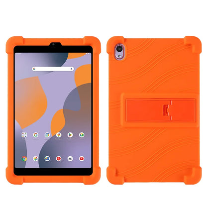 For Walmart ONN 8-inch 100135923 Tablet Case 2024 Shockproof Air Cushion Soft Silicone 8-inch Adjustable Stand Protective Case