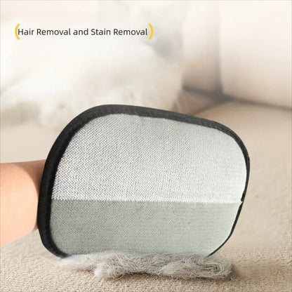 Pet Hair Removal Tool Reusable Static Removal Gloves, Double-Sided Grooming Gloves for Pets Removes Pet Fur Hair for Carpets