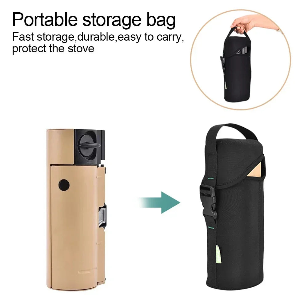 Outdoor Portable Folding Cassette Stove for Camping Butane High-Fire Integrated All-in-One Gas Stove Trekking Accessory