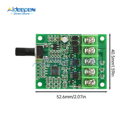 3A 6V-24V PWM DC Motor Speed Controller 12V 24V three-phase brushless Hall control board Speed Regulator Dimmer Control Switch