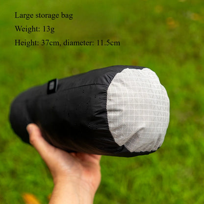 UHMWPE 20D Double Silicon Nylon+Dyneema X-Gripstop Storage Bag Bucket Bag Ultralight 11g/13g Hiking and Camping Tent Storage Bag